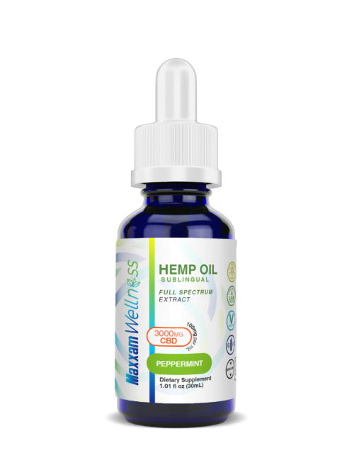 Maxxam Wellness_fs oil_PEPPERMINT 3000_vector
